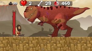 Caveman Chuck Adventure - All Bosses + Ending