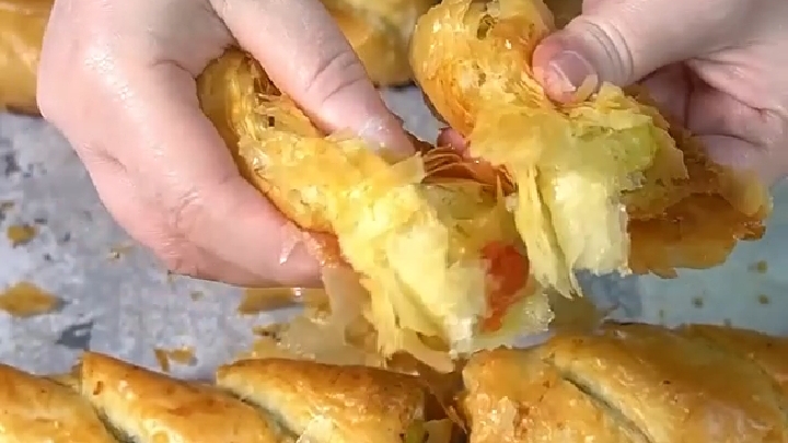 Хрустящее тесто и никаких яиц и молока...🤗😋