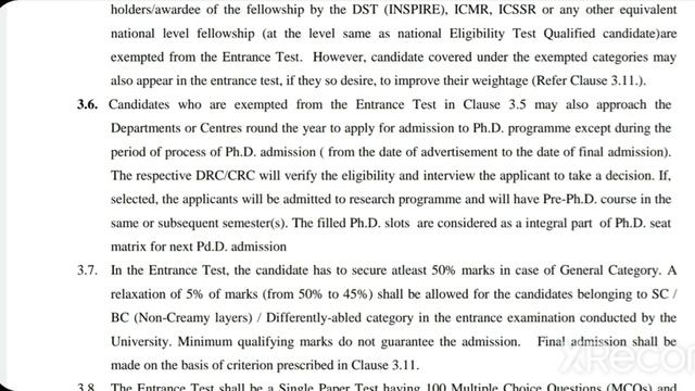 PhD Admission 2022-23|Latest Ph.D Notification 2022.Ph.D Admission in State University