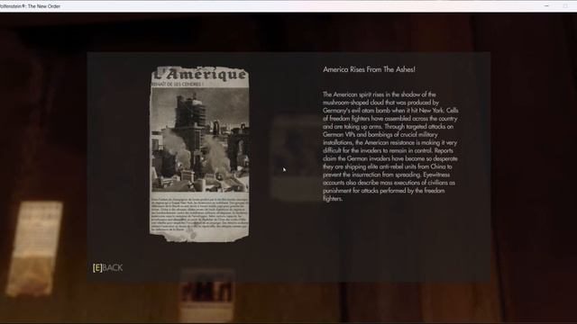 I found the Project Wisper Documents!  Wolfenstein: TNO Part 19 Logan Mansion Games