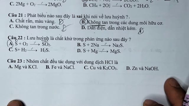 ĐỀ 6 - HÓA LỚP 10 | ĐỀ THI HỌC KÌ 2| NĂM 2022 смотреть онлайн