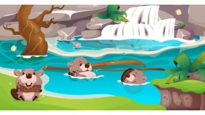 Автоматизация Р в словах с обратными слогами. Игра "Бобры"