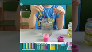 Опыт с маслом, водой, краской и солью.