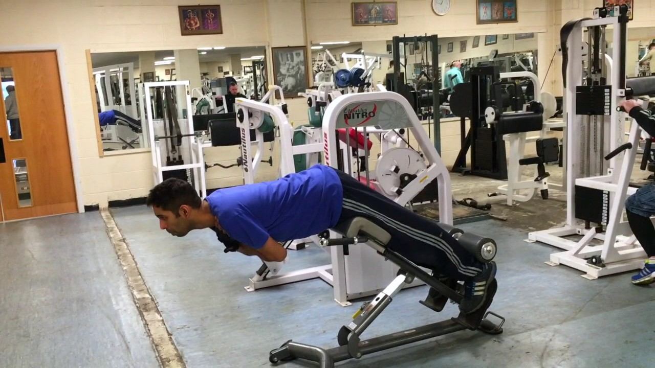 45 Degrees Hyper-Extension Bench Exercise смотреть онлайн
