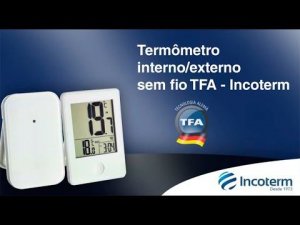 Termômetro ambiente interno/externo wireless POP TFA - Incoterm