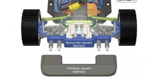 Кронштейн заднего бампера
