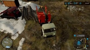 Farming Simulator 22IРАБОТЫ на сортиментовозе КАМАЗ и Харвестере LIEBHERR-902# 016#fs22 #фс22