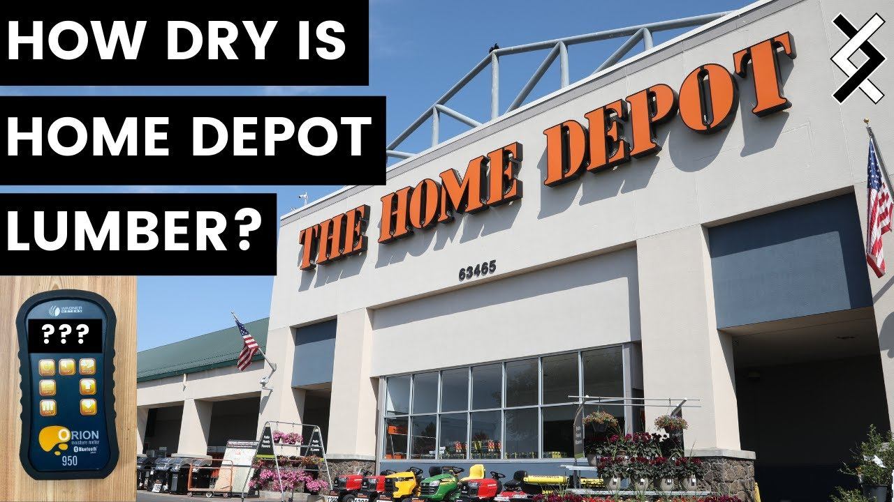 How Dry is Home Depot Lumber? Testing Box Store Kiln Dried Lumber смотреть онлайн