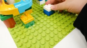 Конструктор -американские горки Building Block ☆ Marble Run ASMR! Динозавры лего Dinosaur Hill &  Ль