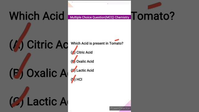 Which Acid is present in Tomato?