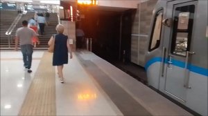 Электропоезд 81-765.4К/766.4К"Москва 2019" №06 на станции метро Дубравная , Центральная линия.