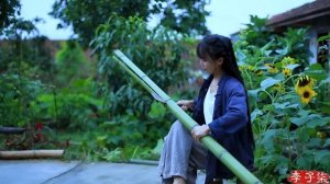 Bamboo Sofa竹沙发 | 为生活添一抹淡雅绿意,用砍下的竹子制些物件儿 |Liziqi channel
