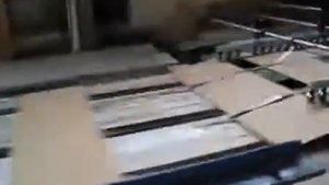 Линия производства гофротары с цепной подачей + приставной стол автоматической подачи