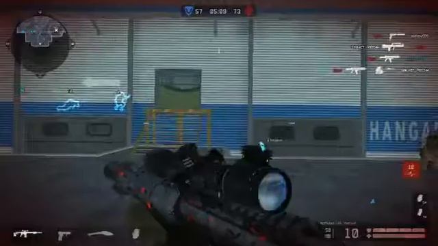 Позиции снайпера на карте Авиабаза смотреть онлайн