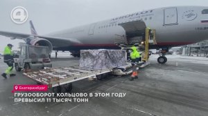 Грузооборот Кольцово в этом году превысил 11 тысяч тонн