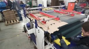 Фальцевально-склеечная линия PGM-2000 (склейка шоубокса из микрогофрокартона профиль "E")