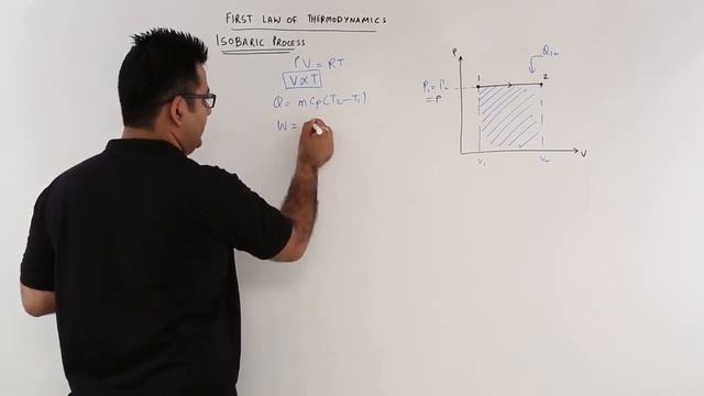First Law of Thermodynamics - Isobaric Process