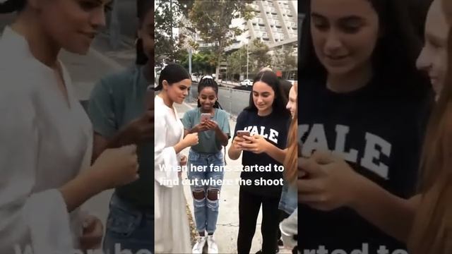 Selena Gomez meeting fans | Hung Vanngo via Instagram Story | August 25th 2017 смотреть онлайн