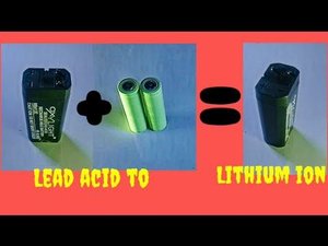 How To Convert 4v 1.0Ah Lead Acid Battery Into 4v 1200mAh Lithium Ion Battery