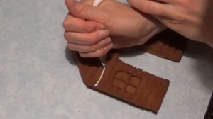 Пряничный домик в СИЛИКОНОВОЙ форме рождественский gingerbread house