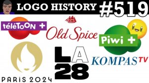 LOGO HISTORY #519 - Piwi+, Old Spice, Télétoon+, Kompas TV, Paris 2024 & Los Angeles 2028