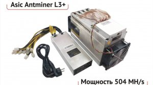 L3+ Antminer ноябрь 2024 майнинг, доходность, настройка