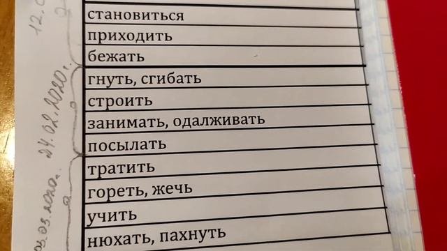 Мои все неправильные глаголы