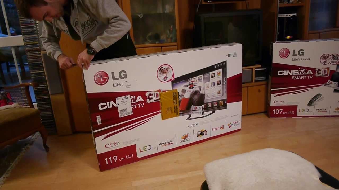 LG 47LM640S 47 Zoll Smart TV im Unboxing [DE] смотреть онлайн