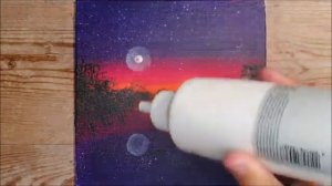 НЕАНДЕРТАЛЬСКАЯ КОМЕТА - Акриловая живопись на холсте для детей и родителей! - Уроки рисования кра