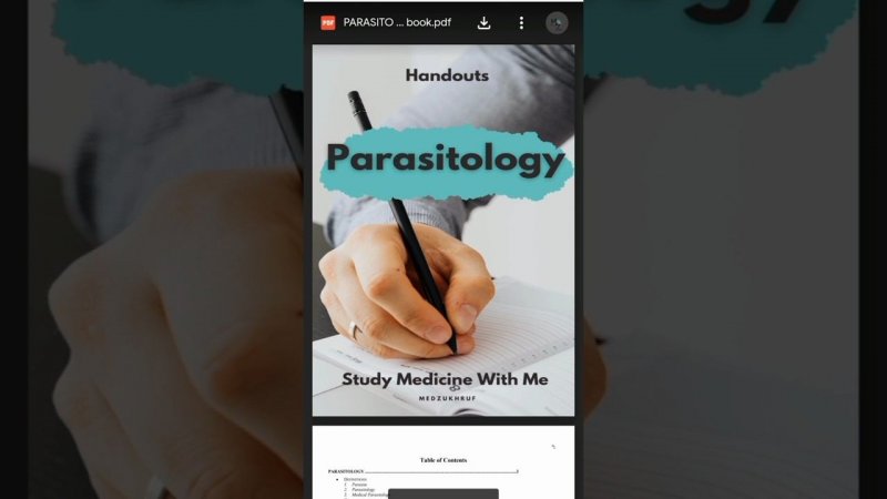 Parasitology Handouts pdf Guide #parasitology