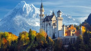 Бавария 🇩🇪 Замок 🏰"Нойшванштайн" самый романтичный замок Бавари Neuschwanstein in Bayern-Germany