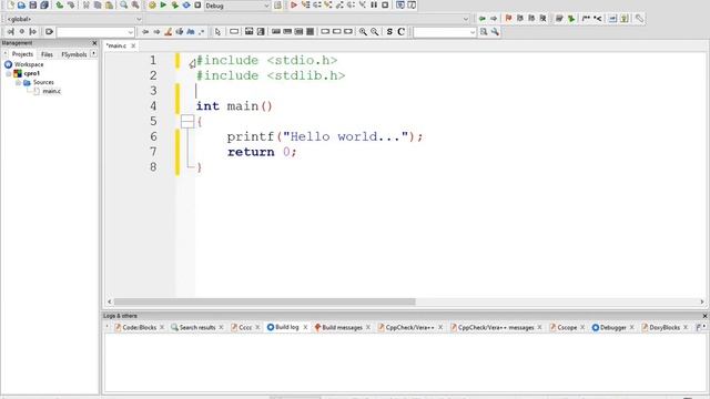 C Beginners Tutorial Video No 3 - Basic Syntax
