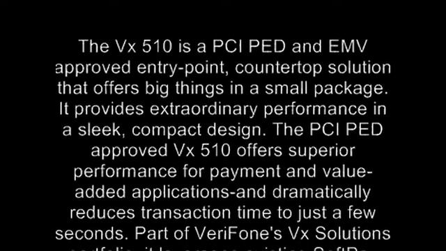 VeriFone Vx 510 Presented by Merchants Bancard Network - mbncard.com смотреть онлайн