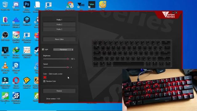 14 Mode RGB!! Review Software dan Mode RGB di VX5 | Mechanical Keyboard смотреть онлайн