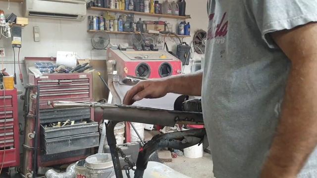 FORGOTTEN 1954 Oval Window VW Bug Restoration part 2 more metalwork on the hood смотреть онлайн