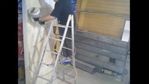 работа с пенопластом. скала из пенопласта