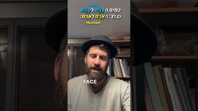 A translation error that changes the whole meaning Proverbs 27;19 #bible #bibleverses #hebrew смотреть онлайн