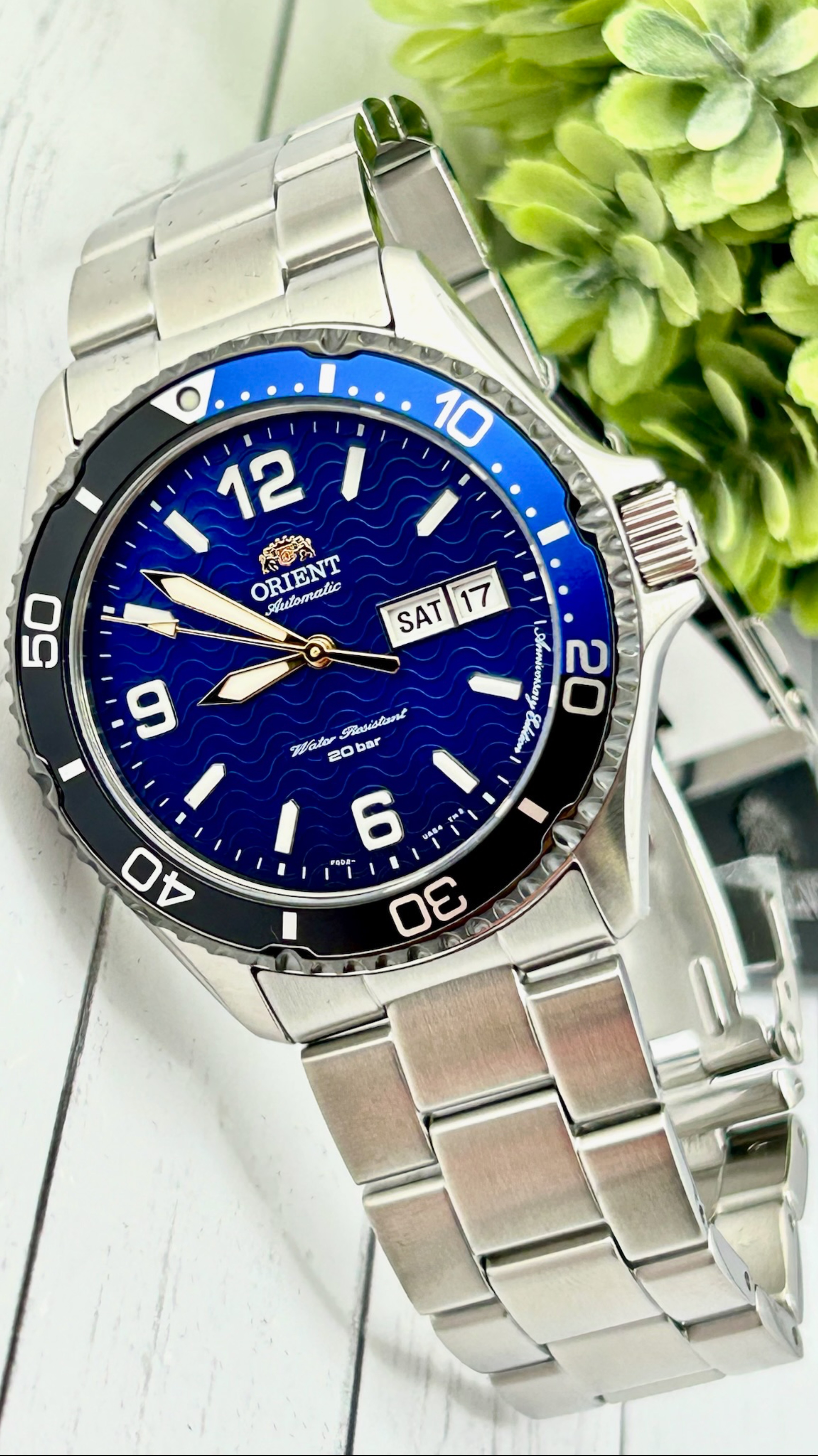 Продано! 17 секунд. Orient Diver sapphire crystal-  #automatic #orient #diver #wr200