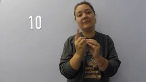 Русский жестовый язык, категория: цифры и числа