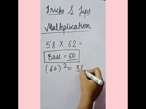 |Easy Multiplication| Tricks and Tips| #maths #trick #tip #mathematician #mathproblem