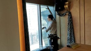 Тонировка окон зданий тонирующей пленкой