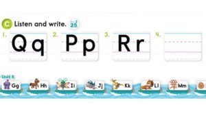 Oxford Phonics World student book level 1 - the alphabet - disc 2 - unit 6 - letters p q r - story