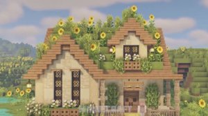 Как Построить Красивый Дом в Minecraft. Крутые постройки в майнкрафт. #майнкрафт #minecraft