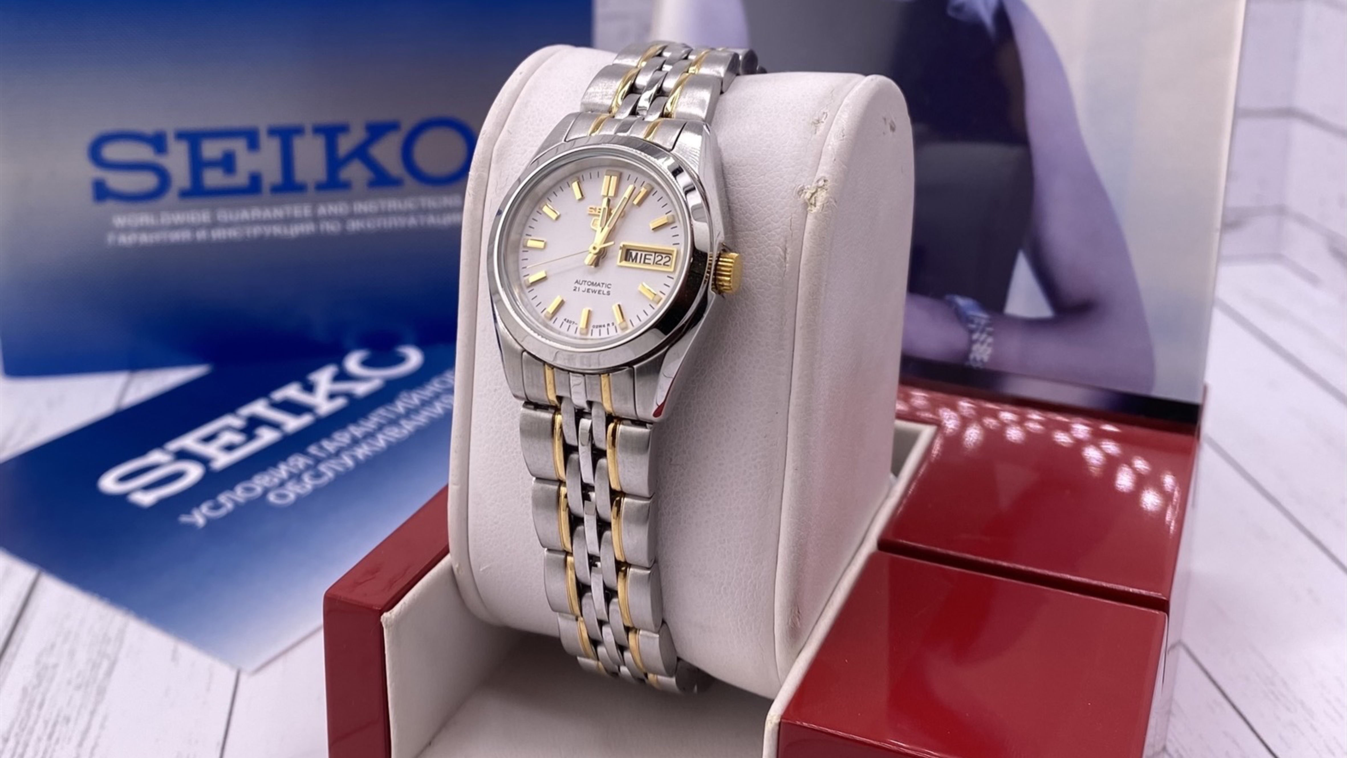 Женские механические японские часы с автоподзаводом - Seiko SYMA35K1 #automatic #seiko