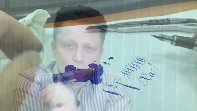Чернильная перьевая ручка с алиэкспресс - тест. Что делать если не пишет?