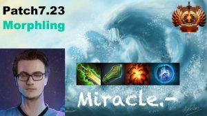 Nigma.Miracle.- | Morphling | Safe Lane | Rank 50 | Full Game Patch 7.23 | Dota 2 Prospective