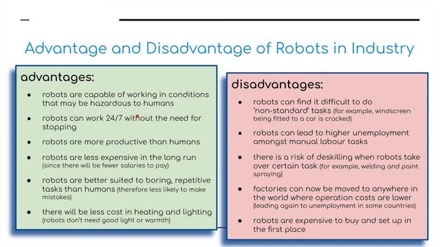 IGCSE Computer Science 2023-25 - Automated & Emerging Technologies(6)  - VIDEO 2 - ROBOTICS