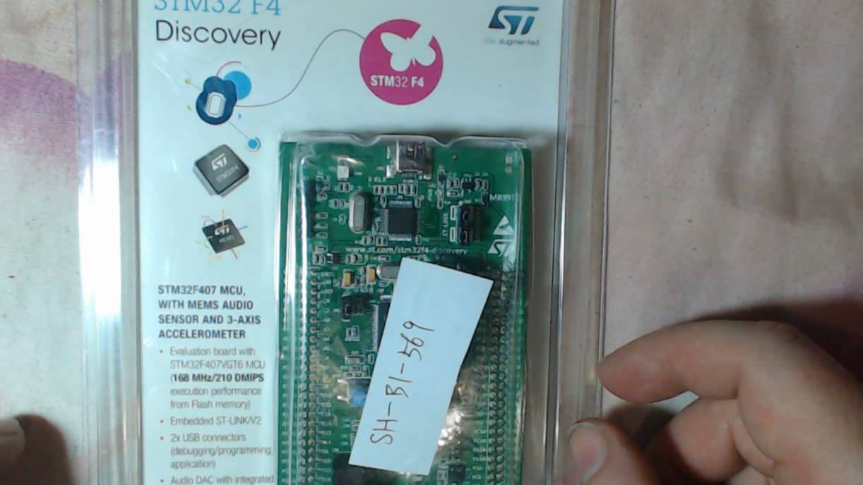 STM32F407 DISCOVERY из Китая