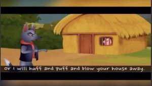 Three little pigs and Big bad wolf Story time for Preschoolers