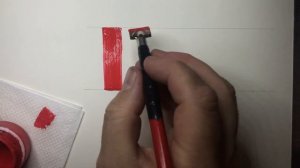 Как пишет советское плакатное перо. Письмо гуашью слова "нет".